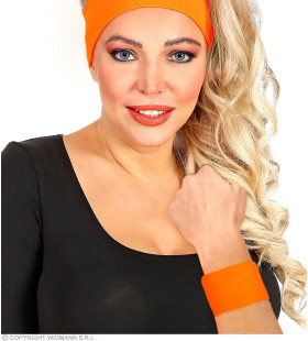 Not Afraid To Move Zweetband Pols Neon Oranje