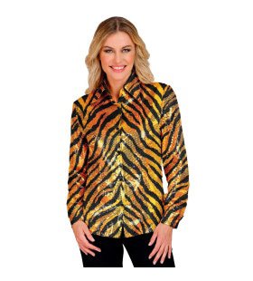 Pailletten Blouse Tigerwild Vrouw