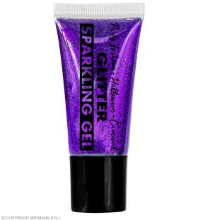 Sparkling Make-Up Gel Glitters Paars, 25 Milliliter