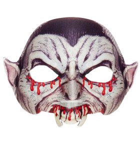 Halloween Halfmask Kinloos Vampier Masker