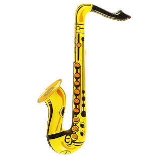 Jazzy Jester Opblaasbare Saxofoon Geel