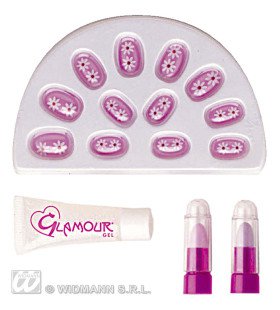 Glamour Girl Nagelset + Lippenstift