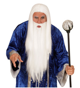 Gandalf Pruik, Tovenaar Met Baard