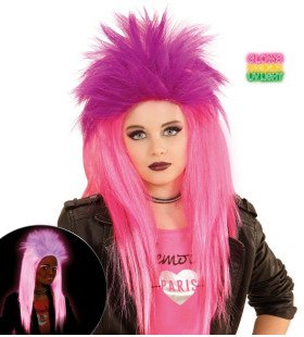 Neon Rock Pruik, Kind Punk Roze