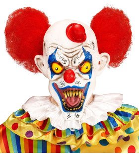 Masker Killer Clown Stefan Met Haar En Hoedje