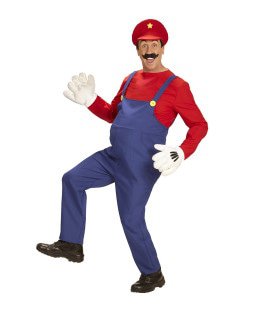 Super Loodgieter Mario Man Kostuum