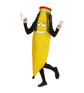 Rastafari Banaan Bob Banaanley Man Kostuum