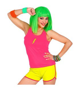 Sportieve Hotpants Neon Geel Vrouw