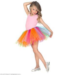 Fleurige Regenboog Ballet Tutu 30 Centimeter Meerkleurig Meisje