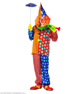 Hilarische Knotsgekke Clown Kostuum