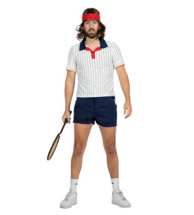 Vintage Sports Tennis Man Kostuum