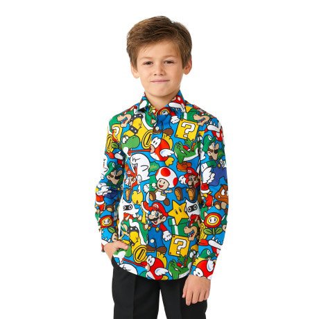 Super Mario Ultimate Gamer Blouse Jongen