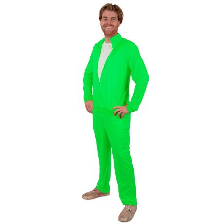 Green Winning Team Player Suit Man Kostuum