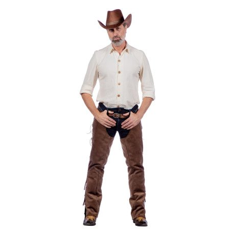 Beige Cowboy Blouse Clay White Man