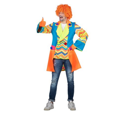 Enorm Grappige Kleurrijke Clown Thijs Man