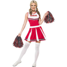 Flexibele Cheerleader Vrouw Kostuum