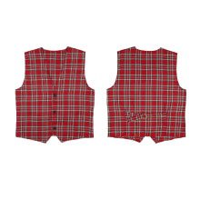 Vest Schotse Ruit  Rood