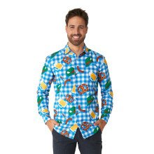 Octoberfest Checker Blouse Man