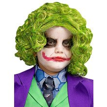 Groene Joker Clown Pruik Kind