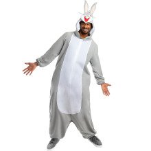 Bugs Bunny Grijze Konijn Onesie Kostuum