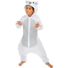 Polly Polar De Prettige IJsbeer Onesie Kind Kostuum