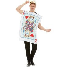 King Of Hearts Card Costume Kostuum