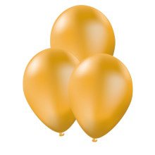 Latex Ballonnen Gold Party 10 Stuks