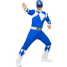 Billy Morphing Time Blauwe Power Ranger Man Kostuum