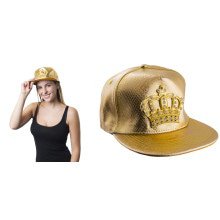 Baseball Cap Met Gouden Kroontje