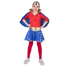 Sterker Dan Superman Wondergirl Meisje Kostuum