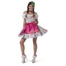 Tiroler Dirndl Rosalinde Vrouw Kostuum