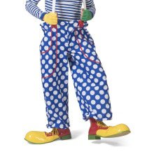 Broek Met Witte Bollen En Bretels Clown Flappie Man