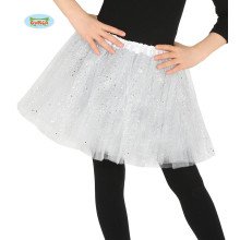 Witte Tutu Met Glitter Regen Kind