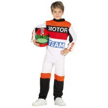 Grand Prix Motorcoureur Jongen Kostuum