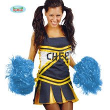 Pompon Cheerleader Blauw