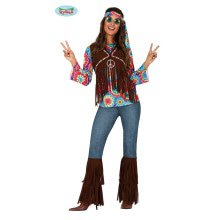 Weer Helemaal Hip Hippie Vrouw Kostuum