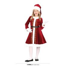 Luxe Miss Santa Claudette Meisje Kostuum