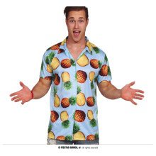 Hawaii Shirt Sappige Ananas Man