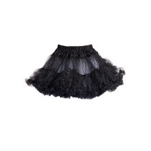 Basic Petticoat Met Twee Lagen Zwart