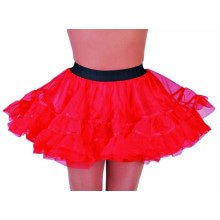 Rockabilly Petticoat Rood Vrouw