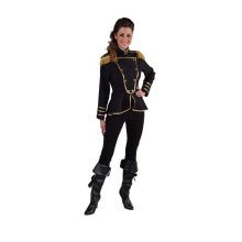 Cavalerie Uniform Jas Zwart Vrouw