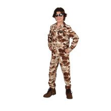 Operatie Desert Storm Woestijn Camouflage Kind Kostuum