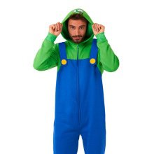 Lollige Super Loodgieter Luigi Onesie Kostuum