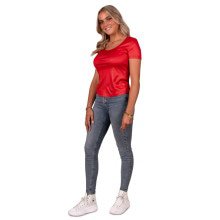 Shirt Dames Rood Disco Vrouw