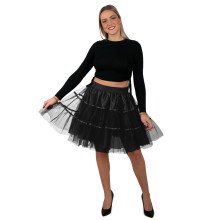 Petticoat Chique Zwart 45 Centimeter Vrouw