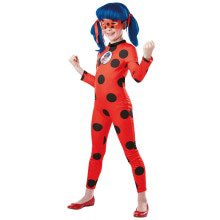 Deluxe Miraculous Ladybug Met Knuffeltje Kind Meisje Kostuum