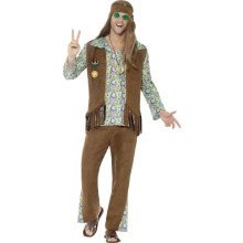 Crosby High Hippie Man Kostuum