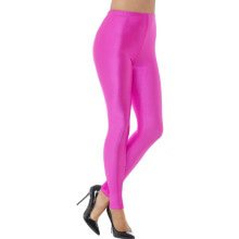 80s Disco Spandex Legging Roze Vrouw