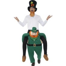 Paddy Op Een Leprechaun Man Kostuum