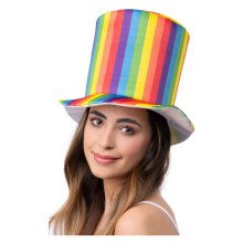 High Stripe Pride Hoed Regenboog